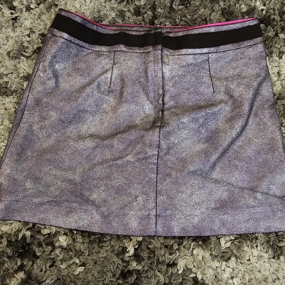 Girls Metallic Purple Juicy Couture Skirt Size 7 - Picture 3 of 5